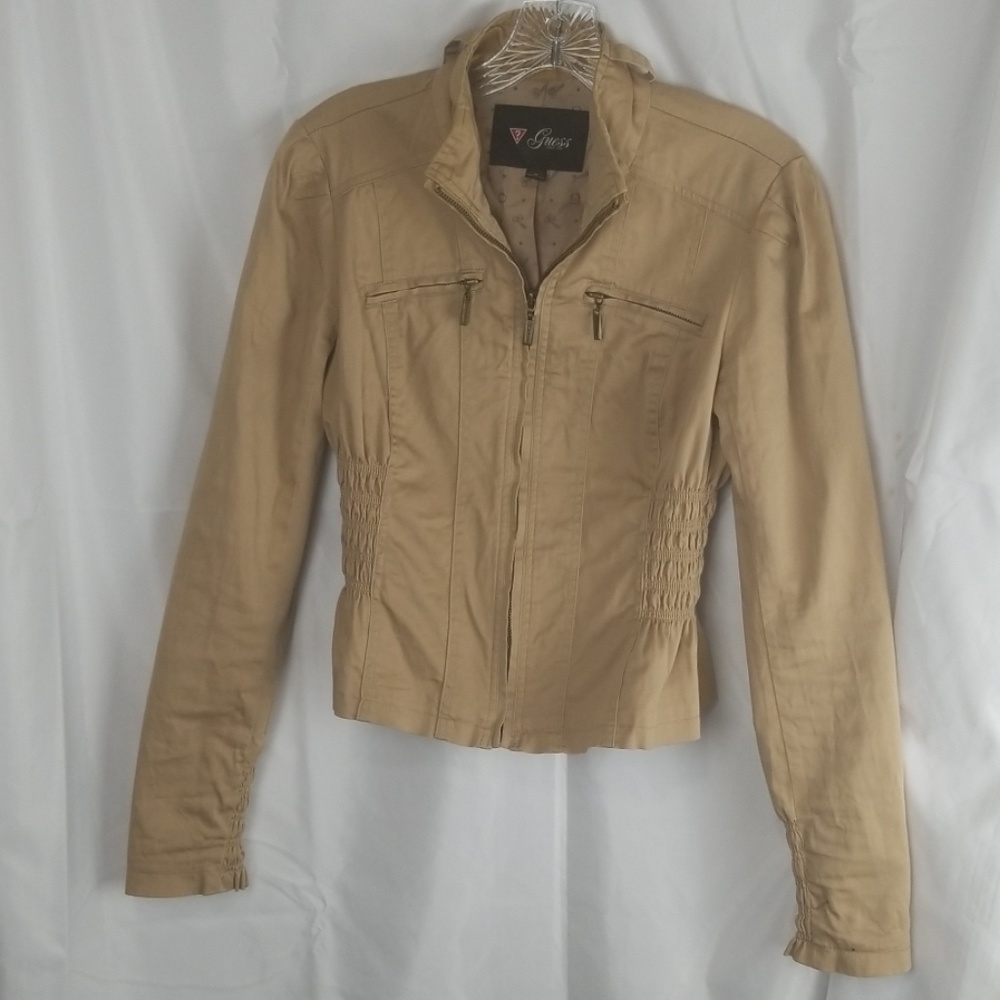 Guess quilted long sleeve jacket